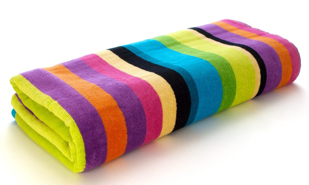 انتخاب رنگ حوله حمام